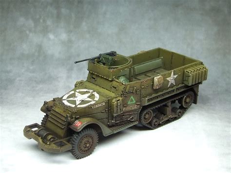 Vae Victis Miniature Painting: M5A1 Half Track, 1 Dywizja Pancerna, Falaise 1944 / M5A1 Half ...