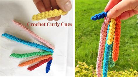 HOW TO CROCHET CURLY CUES IN A PERFECT WAY! - YouTube