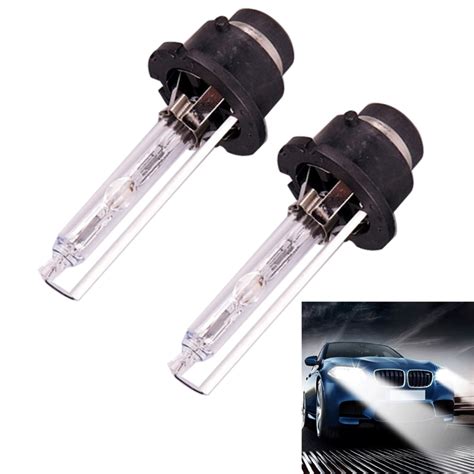 2 PCS D4S 35W 3800 LM 8000K HID Bulbs Xenon Lights Lamps, DC 12V (White ...