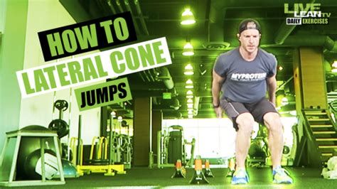 How To Do LATERAL CONE JUMPS | Exercise Demonstration Video and Guide – Live Lean TV