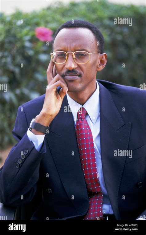 Rwanda President Paul Kagame Stock Photo - Alamy