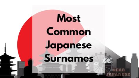 15 Most Common Japanese Surnames With Meaning And Origins – Japan Truly