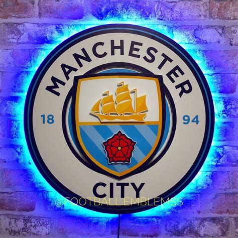 Manchester City Logo. Manchester City Sign. Manchester City | Etsy