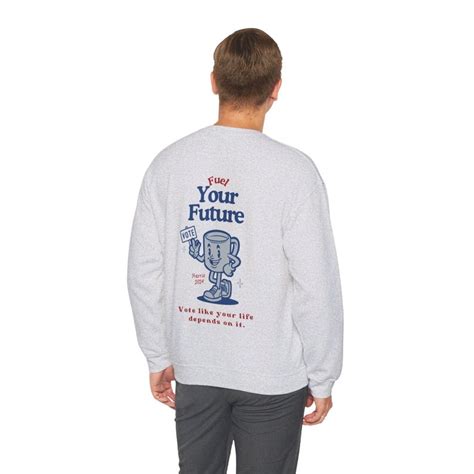 2024 Election Mascot Sweatshirt Harris Walz Crewneck Kamala Harris Slogan Election Varsity Vote ...