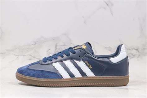 adidas Originals Samba OG FT Collegiate Navy EE5460 - FavSole.com