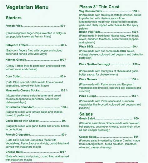 Cafe Olive Menu, Menu untuk Cafe Olive, Bellandur, Bangalore - Zomato