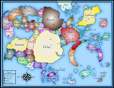 Naruto World Map by Mcskeleton on DeviantArt