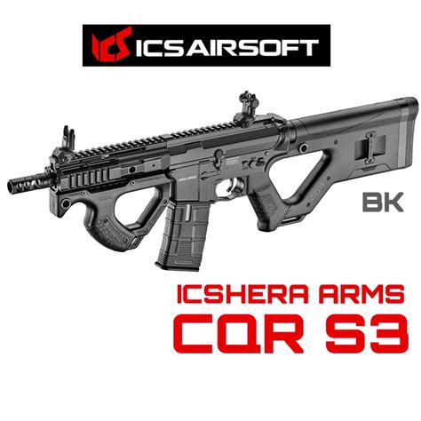 ICS HERA Arms CQR S3-BK ICS-390S3 | ICS エアガン | サバゲー用品の41ミリタリー