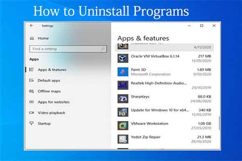 How to Uninstall Programs on Windows 10? Here Are Methods - MiniTool ...