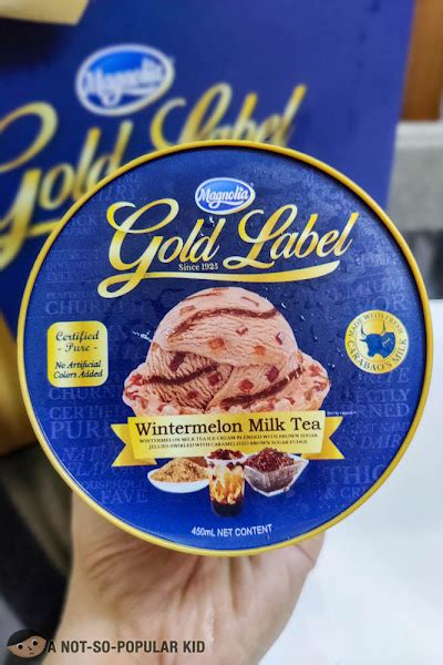 Magnolia Gold Label Ice Cream - 7 Must-Try Flavors! - A Not-So-Popular ...