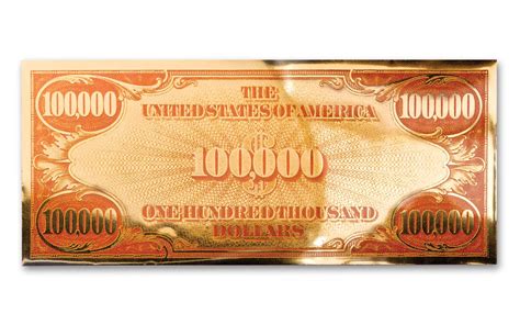 1934 $100,000 Gold Certificate Currency Strike PMG Gem Unc | GovMint.com