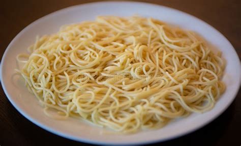 Spaghetti Noodles no Sauce stock image. Image of italian - 270726429