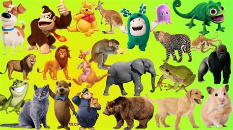 Learn Alphabet with Animals Disney Cartoon | ABC Songs For Children ...