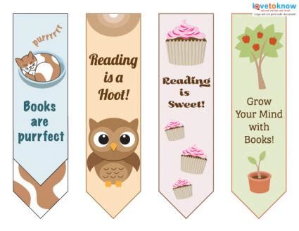 Printable Bookmarks for Kids | LoveToKnow