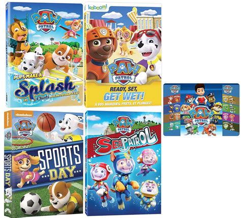 Amazon.com: Paw Patrol: Summer and Beach Nick Jr. DVD Collection - 23 Episodes and Art Card ...