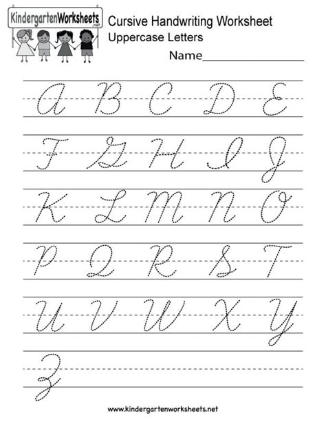 Cursive Handwriting Worksheets Free Printable