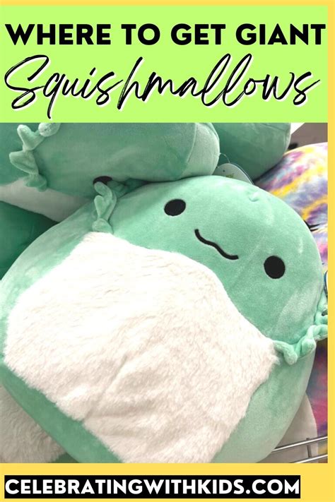 Where to get giant squishmallows - Celebrating with kids