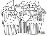 39 Free Cupcake Coloring Pages — Stevie Doodles sketch template