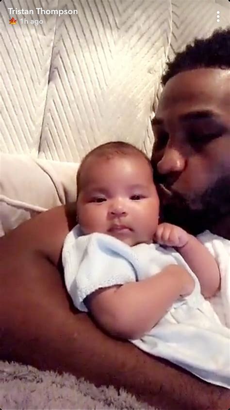 Khloe Kardashian’s BF Tristan Thompson Shares Video Doting on Baby True ...