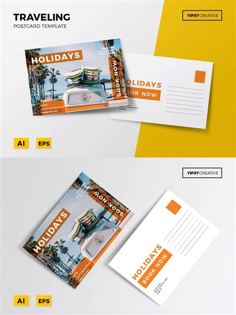 Travel Postcard Templates | Qualads