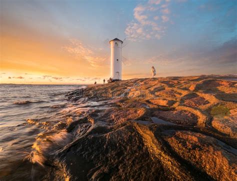 Lighthouse in Swinoujscie stock photo. Image of lighthouse - 24702190