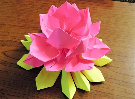 How to make Paper Origami Lotus