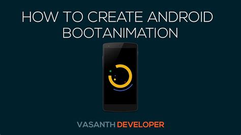 présentation diagonale doigt create boot animation android timbre inversement Adapter