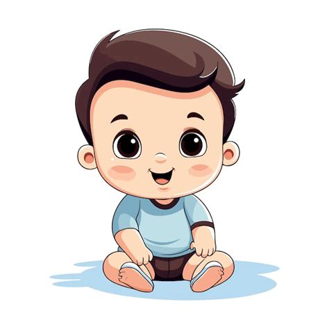 Premium Vector | Cute baby cartoon vector