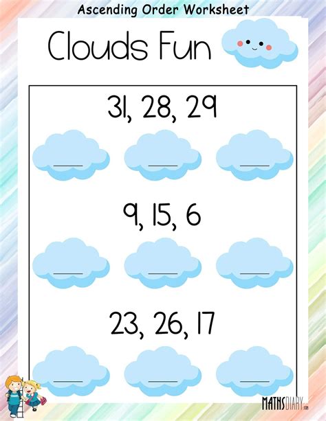 Ascending And Descending Order Interactive Worksheet For Grade 2 - Bank2home.com