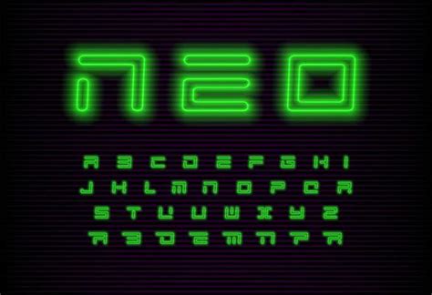 Neon Letters Vector Art, Icons, and Graphics for Free Download