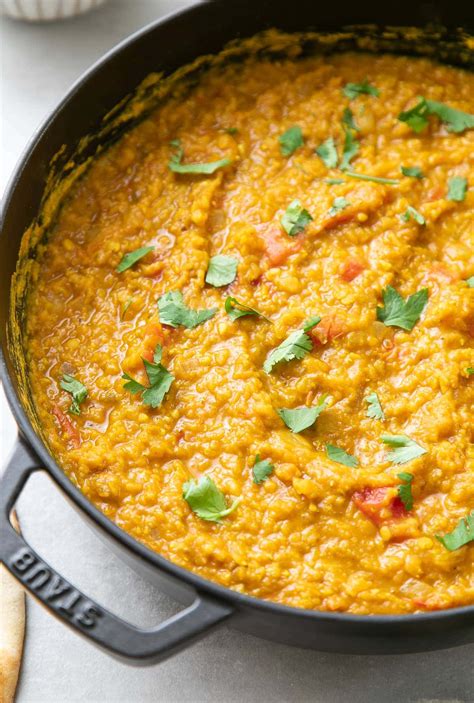 Spicy Red Lentil Dal (Quick + Easy Recipe) - The Simple Veganista