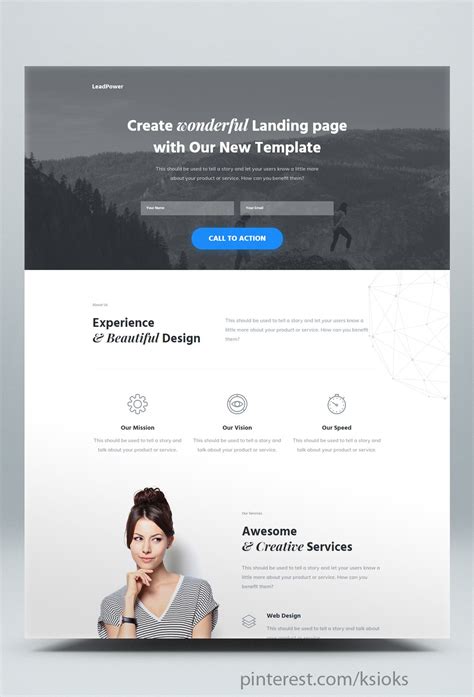 Lead Generation Landing Page Template