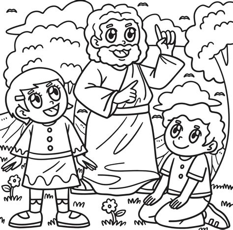 Aprender acerca 62+ imagen dibujos de dios con niños para colorear - Thptletrongtan.edu.vn