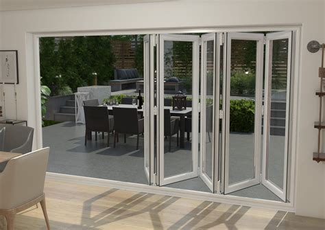 Climadoor White 3000mm UPVC Bi-Fold Door OPEN OUT 5L | Express Doors Direct