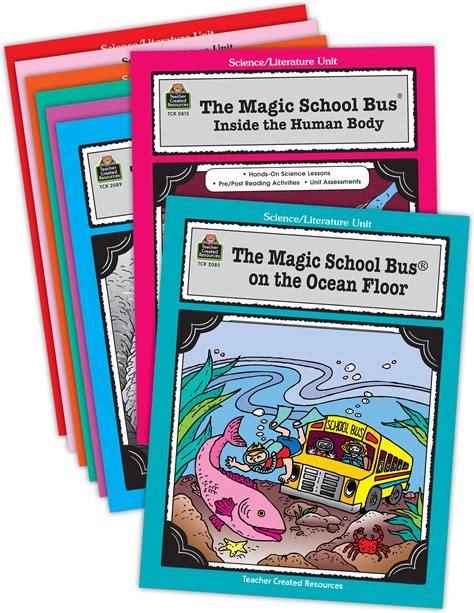 Magic School Bus Literature Units Set (8 Books) - TCR9069 | Teacher Created Resources