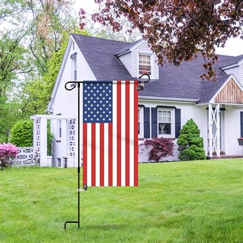 Arlmont & Co. Garden Flag Stand Premium Garden Flag Pole Banner ...