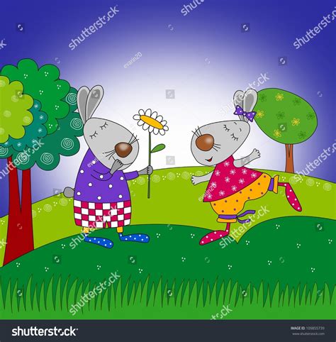 Happy Birthday Cartoon Characters Stock Illustration 109855739 | Shutterstock