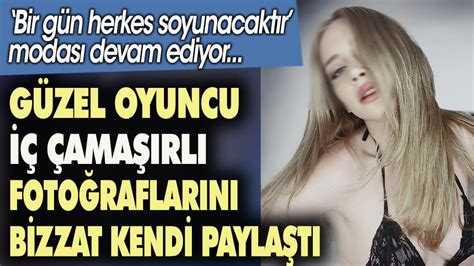 Hayal Köseoğlu iç çamaşırlı fotoğraflarını bizzat kendi paylaştı.