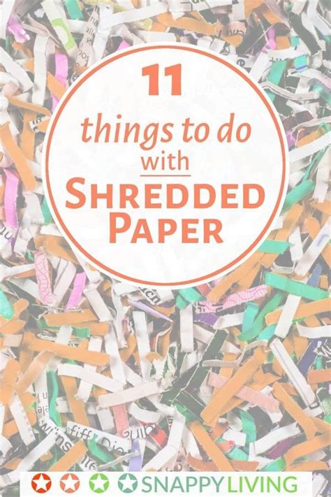 What to Do with Shredded Paper You Can't Recycle | Shredded paper, Rolled paper art, Paper ...