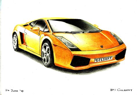 Car drawings on Behance