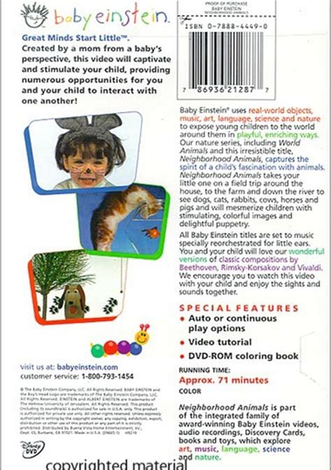 Baby Einstein: Neighborhood Animals (DVD 2001) | DVD Empire