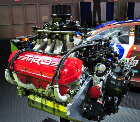 Engine in nascar toyota