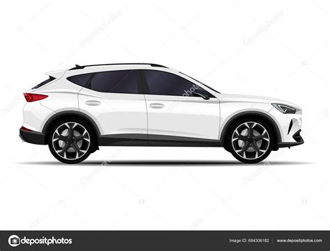 Realistic Suv Car Side View Stock Vector by ©chel11 684306182