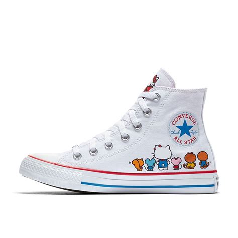 Converse x Hello Kitty Chuck Taylor All Star High Top in White/Prism Pink/White - Converse Canada