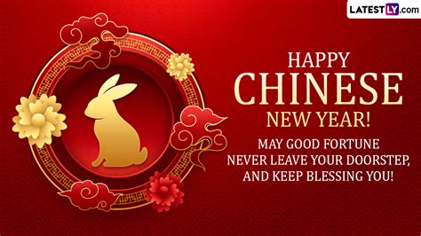 Chinese New Year 2023 Wishes & Year of the Rabbit Images: WhatsApp Stickers, Lunar New Year GIFs ...