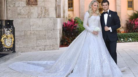 Tiffany Trump is a glam bride for black tie wedding with millionaire Michael – all the photos ...