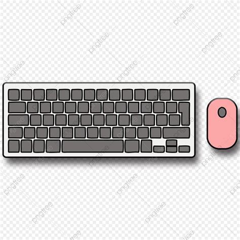 Keyboard And Mouse Creative Fig, Keyboard Vector, Vector, Keyboard PNG ...