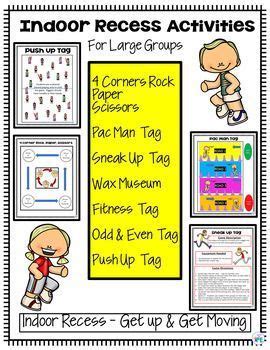 Indoor Recess Games For Elementary Students - Recess Ideas: Fun and Academic - Tuesday Teacher ...