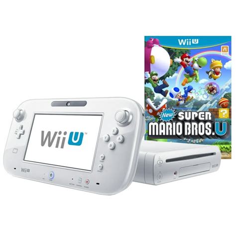 Restored Nintendo Wii U WiiU 8GB Console with New Super Mario Bros. U Game (Refurbished ...