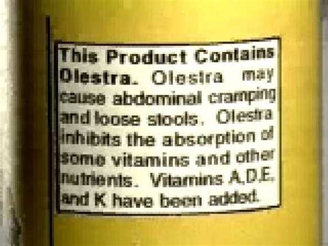 Olestra warning!! - YouTube